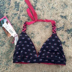 NWT Carve Designs Andi Reversible Swim Top SM